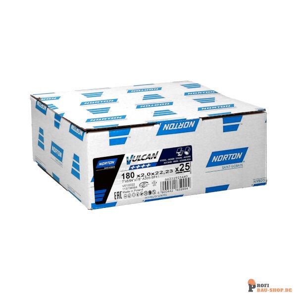 nortonschleifmittel/NORTON_schleifmittel_66252925440 Norton Vulcan Ultra Thin Inox Cutting Disc 18x2x22.2 GRIT 30_134108